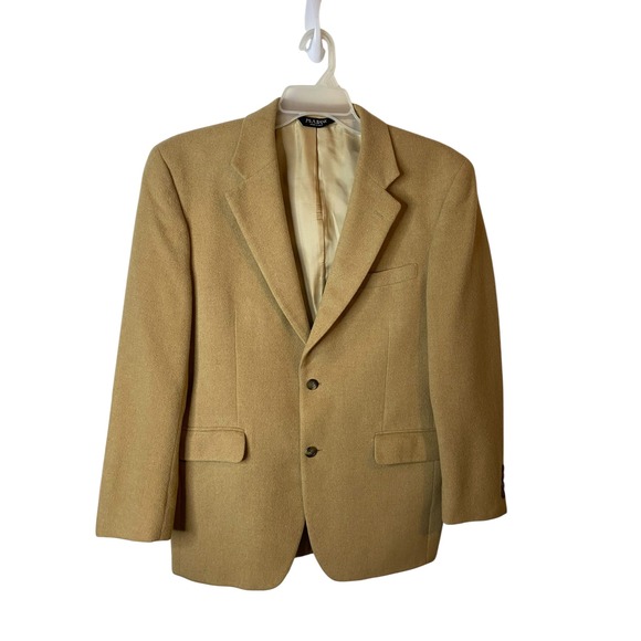 Jos. A. Bank Other - Jos A Bank 100% Camel Hair Sport Coat Blazer 40R Mens 2 Button Tan Beige